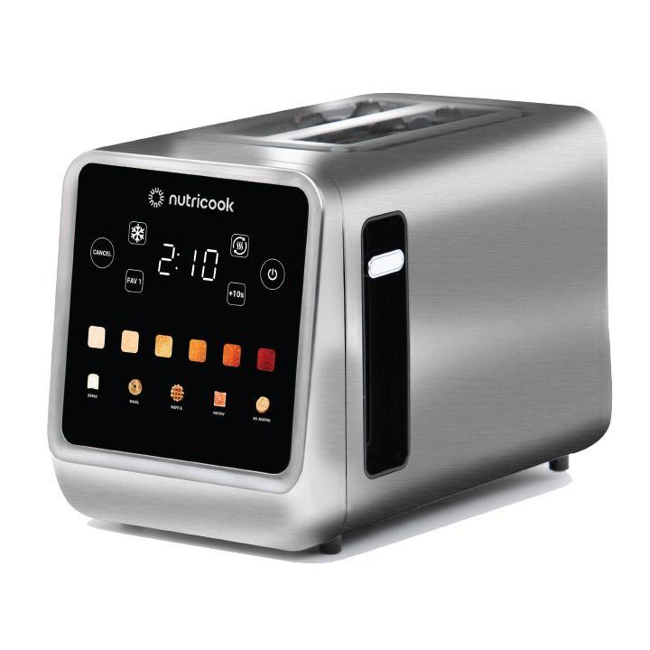 Nutricook 2-Slice Stainless Steel LED Digital Toaster 850W | NC-TS201
