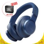 JBL Live 660NC Wireless Over-Ear Noise Cancelling Headphones - Blue