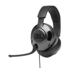 JBL Quantum 200 Wired Over-ear Gaming Headset with flip-up Mic - Black