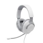 JBL Quantum 100 Wired Over-ear Gaming Headset with a Detachable Mic - White