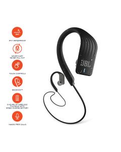 JBL Endurance Sprint Waterproof Wireless in-Ear Sport Headphones with Touch Controls - Black