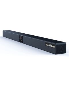 MediaCom MCI SB01 Bluetooth Soundbar with 2 Mic Inputs, Wooden Casing, Optical Connection