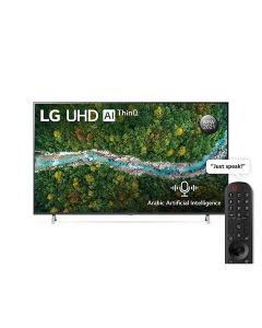 LG 43UP7750PVB UHD 43 Inch UP77 Series Cinema Screen Design 4K Active HDR webOS Smart with ThinQ AI