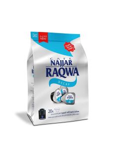 Najjar Raqwa Single Cup Bag of 20pcs Coffee Capsules - Decaf Plain