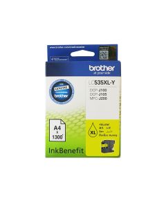 Genuine Brother LC535XLY Ink Cartridge - Yellow
