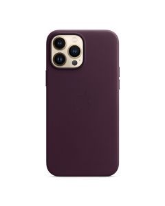 Apple iPhone 13 Pro Max Leather Case with MagSafe - Dark Cherry(MM1M3ZM/A)