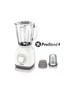 Philips HR2106 Daily Collection Glass Jug Blender with Chopper and Pro Blend Technology