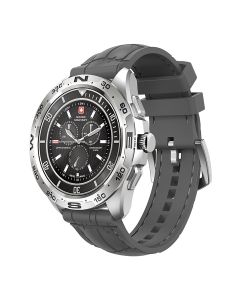 Swiss Military Dom Smart Watch With Silicon Strap Gray (SM-WCH-DOM1-S-GRY)