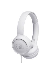 JBL TUNE 500 Wired on-ear Headphones - White