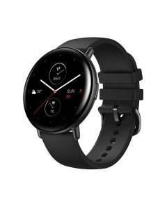 Zepp ROUND with Rubber Strap Smart Watch - Onyx Black